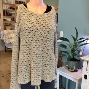 Stylish open knit Sweater